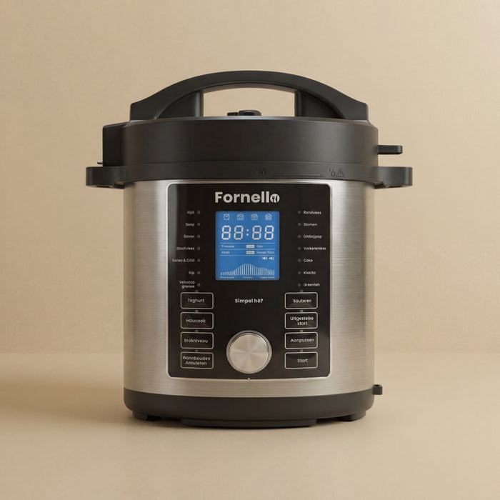 Fornello Multicooker 12-in-1 - slowcooker, rijstkoker en stoompan