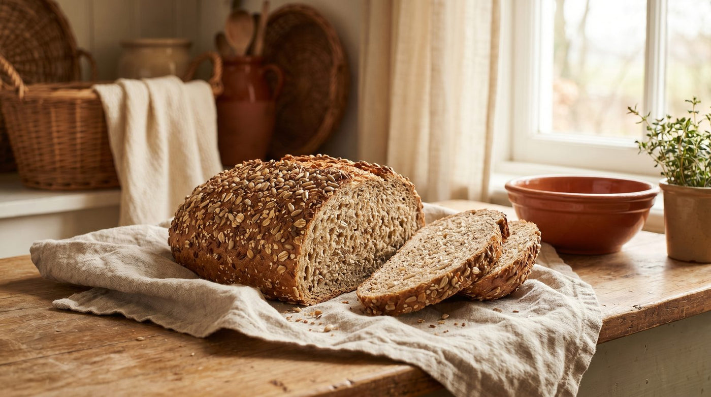 Baking Multigrain Bread - Full of Seeds, Kernels and Flavor