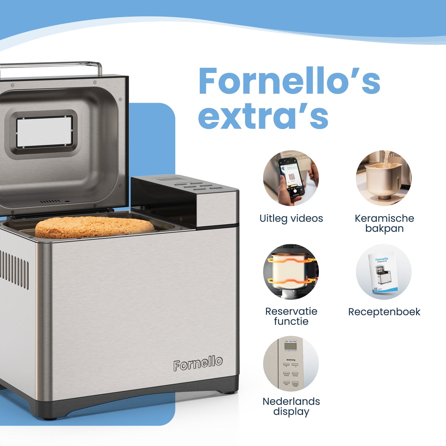 Fornello Essenza Broodbakmachine