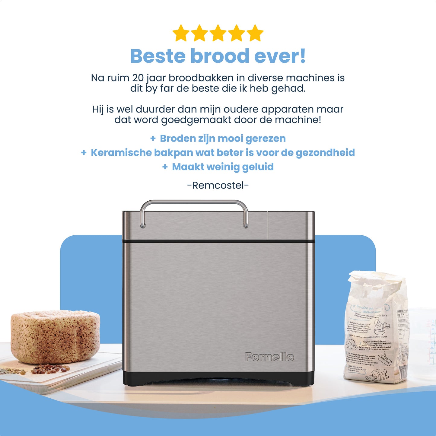Fornello Essenza Broodbakmachine