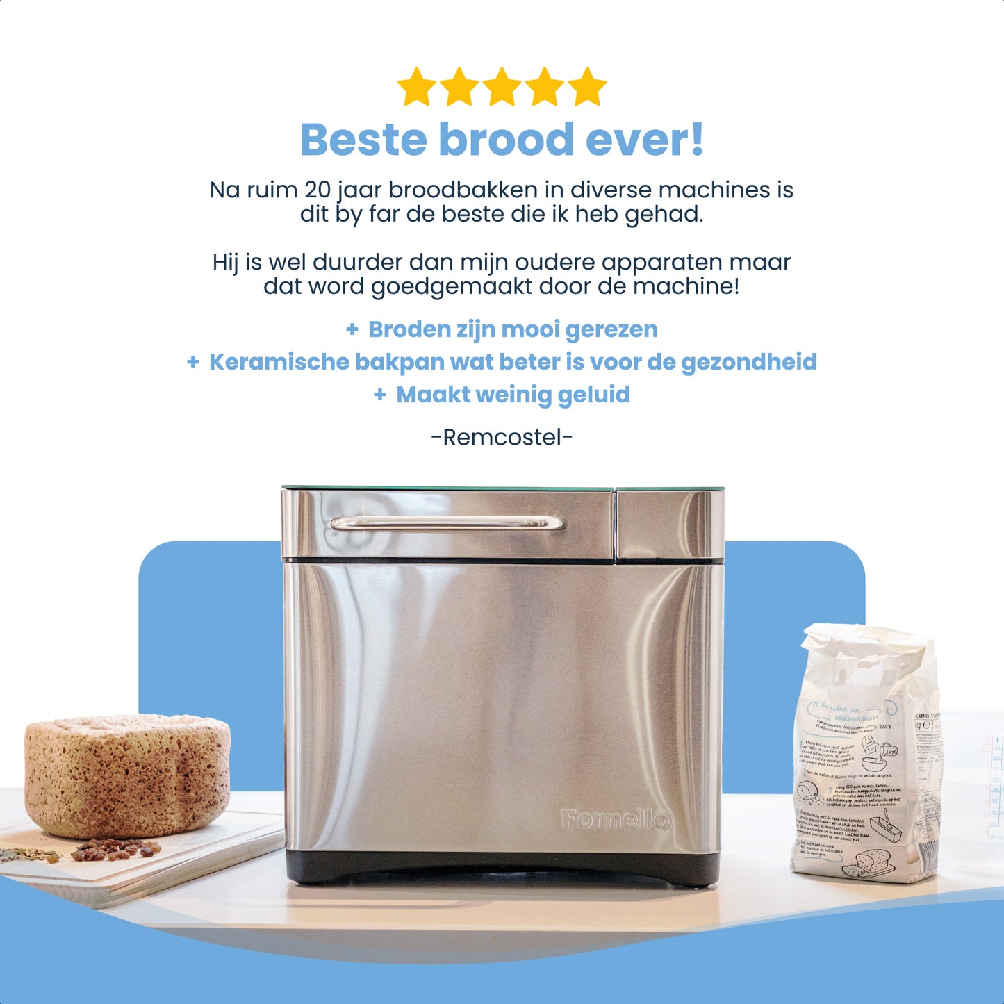Fornello Supremo Broodbakmachine