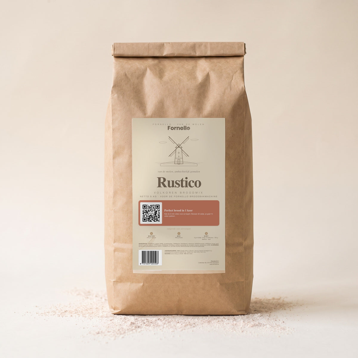 Rustico Volkoren Broodmix 5 KG