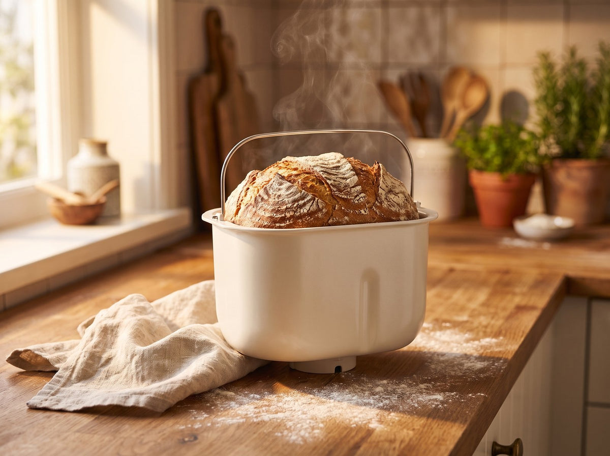 PFAS-free ceramic baking pan. Pure bread.
