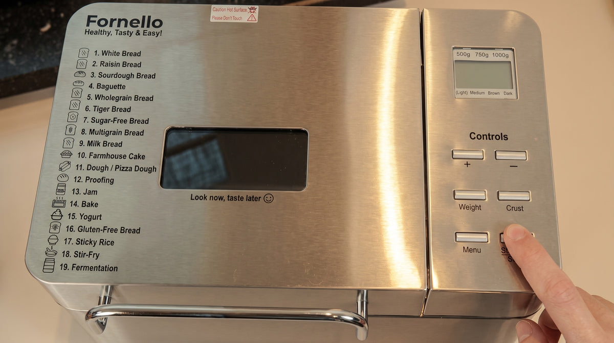 One button. Nineteen kinds of bread.